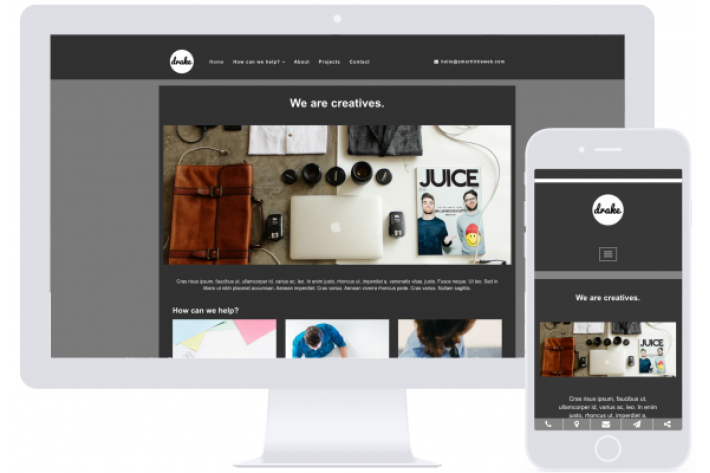 Website design Hampshire - Drake