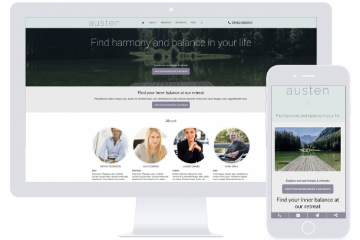 Website design Hampshire - Austen