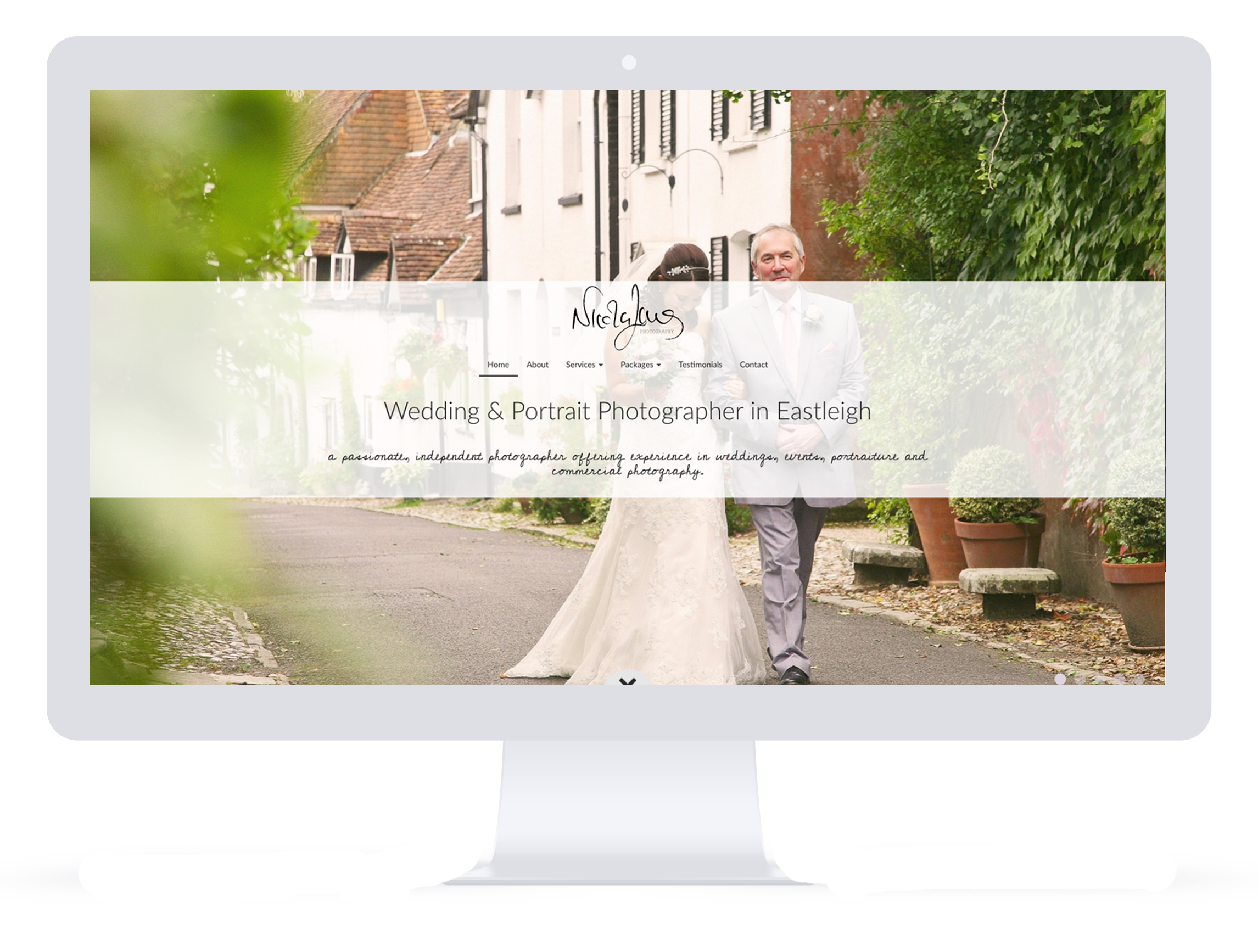 Nicola Lang Photography website made by Smart Little Web